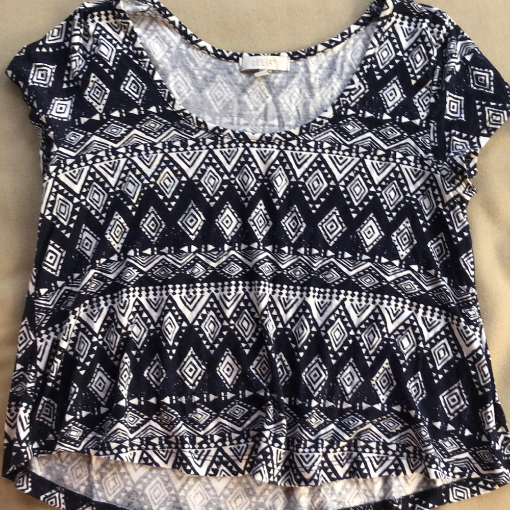 Crop top navy